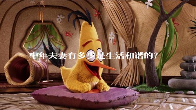 中年夫妻有多少是生活和谐的？